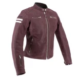 Joe Rocket Classic 92 Womens Jacket Ox Blood/cream Md. Fixed Price $99.00.