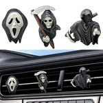 3PCS Cool Skull Car Vent Clip, Skeleton Diffuser Ghost, Black+white. Fixed Price $14.00.