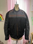 Harley Davidson, Gravel Stone Jacket Size Large. Fixed Price $200.00.