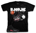 T-shirt To Match Jordan 12 Bloodline Sneakers Fly Kicks Tee. Fixed Price $26.39.