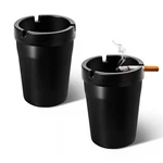 Wuyaoyao 2PCS Car Ashtray, Automotive 4.22 X 3.14 2.38 Inches, Black. Fixed Price $16.17.