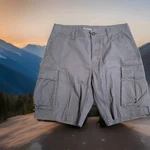 Fox Racing Cargo Shorts Mens 32 Slambozo 3.0 Pewter Grey Ripstop Moto Outdoor. Fixed Price $24.00.