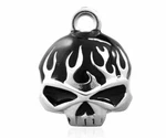 Harley-davidson Ride Bell "black Skull Flame" Lucky HRB039. Fixed Price $28.83.