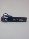 Bmw Black Leather Keychain Fob Ring. Fixed Price $9.99.