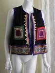 Estate Art-to-wear Sz Mola Central American Quilt Hand-made Vest Jacket Funk. Fixed Price $83.30.