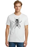 Fly-illustration Mens Graphic Tee, 100% Cotton, Casual Summer Wear. Fixed Price $23.00.