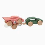 Porsche Kids Macan Wooden Car With 917 Trailer. Fixed Price $80.00.