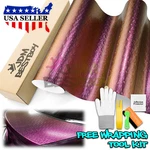 Chameleon Mosaic Purple Gold Color Shift Sticker Decal Vinyl Wrap Sheet Film. Fixed Price $36.80.