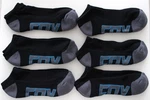 Fox Racing Core Basic No Show Socks 6 Pack Men's L/xl Black/heather Grey. Fixed Price $29.95.