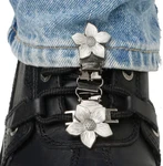 Ryder Clips Laced Boots Two Version Flower Motorcycle Street Bike Fwl-fc. Fixed Price $38.70.