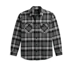 New Genuine Harley Davidson 96360-23VM/000L Woven Black Plaid Large. Fixed Price $56.20.