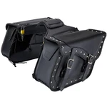 Dream Apparel Naked Cowhide Leather Motorcycle Saddle Bags Studded Throw Over. Fixed Price $177.58.