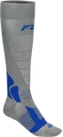 Fly Racing Fits 350-0571L Heavyweight Wool Sock For Snow, Grey/blue Large/xl. Fixed Price $37.70.
