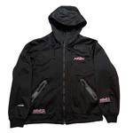 Hmk Tech Shell Mid Layer Jacket Black Pink Ribbon Snowmobile Women Size Md. Fixed Price $59.00.