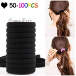 Women Elastic Hair Ties Seamless Bands Ponytail Holders No Crease Damage Us. Fixed Price $9.50.