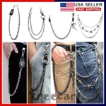Men's Strong Leash Heavy Horn Metal Wallet Chains Biker Trucker Jean Key. Fixed Price $8.64.