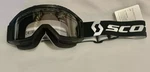 Scott Usa Primal Black/white - Clear Lens Mx Goggles Adult, Cr Yz Kx Rm Ktm. Fixed Price $24.85.