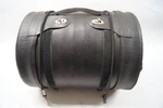 Bikers Friend Motorcycle Barrel Storage Bag Leather Lazy Rider 17X12X12 Blk D211. Fixed Price $85.00.