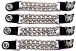 4 Silver Butterfly Women's Double Chain Motorcycle Biker Vest Extenders Usa Made. Fixed Price $28.99.