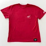 Honda T-shirt Big Wing Mens Size Xl Red Short Sleeve Motorcycle Distressed. Fixed Price $30.00.