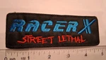 Racer X Street Lethal Logo Embroidered Patch Sew On. Fixed Price $6.00.