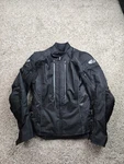 Joe Rocket Atomic 5.0 Motorcycle Jacket Womens Large Black Padded Lined. Fixed Price $67.49.
