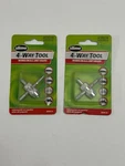 Slime 4-WAY Tire Valve Tool 2044-A Set Of A/c Core Remover. Fixed Price $13.99.