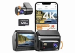 Ddpai 4K Dash Front And Rear, Built-in 32G Emmc Dual Camera, 128GB Card. Fixed Price $99.99.