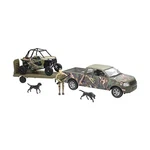 New Ray Toys SS-76456 1:32 Scale Camo Die-cast Atv Playset With Polaris XP1000. Fixed Price $67.84.