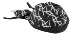 Zan Headgear Biker Skull Cap Bandana Do Rag Headwrap Gray Barbed Wire Cotton. Fixed Price $9.25.