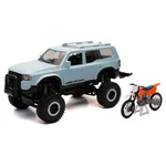 New-ray Toys 1:18 Scale Truck/race Bike Land Cruiser/orange 37586. Fixed Price $49.39.