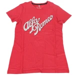 Genuine Alfa Romeo Women's Vintage Script Red Short Sleeve Small T-shirt H26002. Fixed Price $19.94.