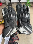 Spidi "carbo 3" Leather Motorcycle Race Track Long Glove Size Xl. Fixed Price $85.00.