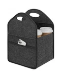 4 Cup Drink Carrier With Handle, Portable Felt Reusable Holder For Hot & .... Fixed Price $24.09.