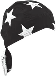 Zan Headgear Flydanna Wrap Black White Vintage American Flag Z903. Fixed Price $9.98.