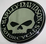 Chroma 009113 Harley-davidson Skull Chrome Abs Decal, Pack, Willie G. Fixed Price $11.99.