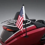 Show Chrome Black Trunk Flag Pole 52-974BK (no Ship To Ca). Fixed Price $55.21.