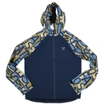 Fat Moose Sky Shell Jacket Navy Logo Printed Hooded Outdoor Rain Mens. Fixed Price $29.99.