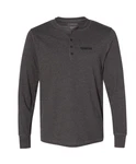Yamaha New Oem Revs+ Henley Long Sleeve Tee Gray Men's VDF-21LRP-GY-XL. Fixed Price $25.00.