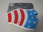 Nos Zan Headgear Stars & Stripes One Size Fits Most Neoprene Half Mask WNFM176HG. Fixed Price $12.99.