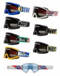 Beer Optics Dry Tinted Goggles Mx Atv Dirtbike Utv. Fixed Price $29.95.