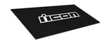 Icon Logo Mat 31.5IN. X 78.75IN. Black Motorcycle Street Bike 9201-0081. Fixed Price $94.81.