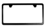Stainless Steel License Plate Frame Screw Caps Thin 2 Hole- Silm Black. Fixed Price $8.95.