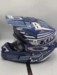 Fox Racing V1 Pilot Mx Motocross Helmet Blue Size Medium. Fixed Price $120.00.