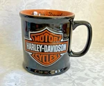 Harley Davidson 3D Logo Coffee Mug Cup Ceramic Bar & Shield 2000. Fixed Price $12.74.