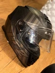 LS2 Assault Motorcycle Helmet With American Flag Matte Black. Fixed Price $150.00.