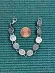 Vintage Sterling Women's Bar & Shield 6" Harley-davidson Plaque Chain Bracelet. Fixed Price $65.00.
