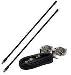 Shark TS822-4B Dual Cb Kit With 4FT Antennas, Mounts And Cable. Fixed Price $61.95.