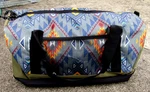 Indian / Aztec Print Canvas Gym, Workout, School, Work, Yoga, Travel Bag New. Fixed Price $21.99.