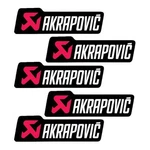 Factory Effex 5PK Akrapovic Stickers 28-90010. Fixed Price $11.19.